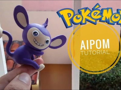 Como hacer a Aipom Pokemon en porcelana fría. How to make Aipom whit cold porcelain tutorial