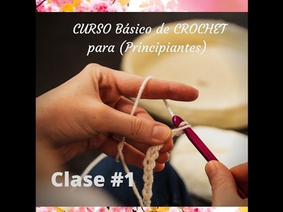 CURSO Básico de CROCHET ???? para (Principiantes) ????