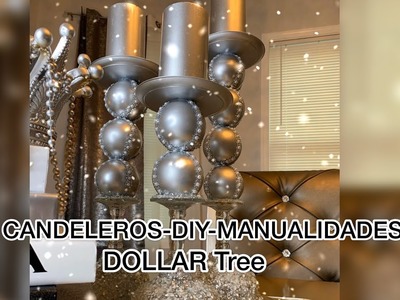 DOLLAR Tree DIY-Candeleros-MANUALIDADES-CANDLEHOLDER