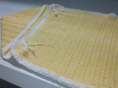 Hermoso Costalito a crochet para bebe 0.3 meses paso a paso