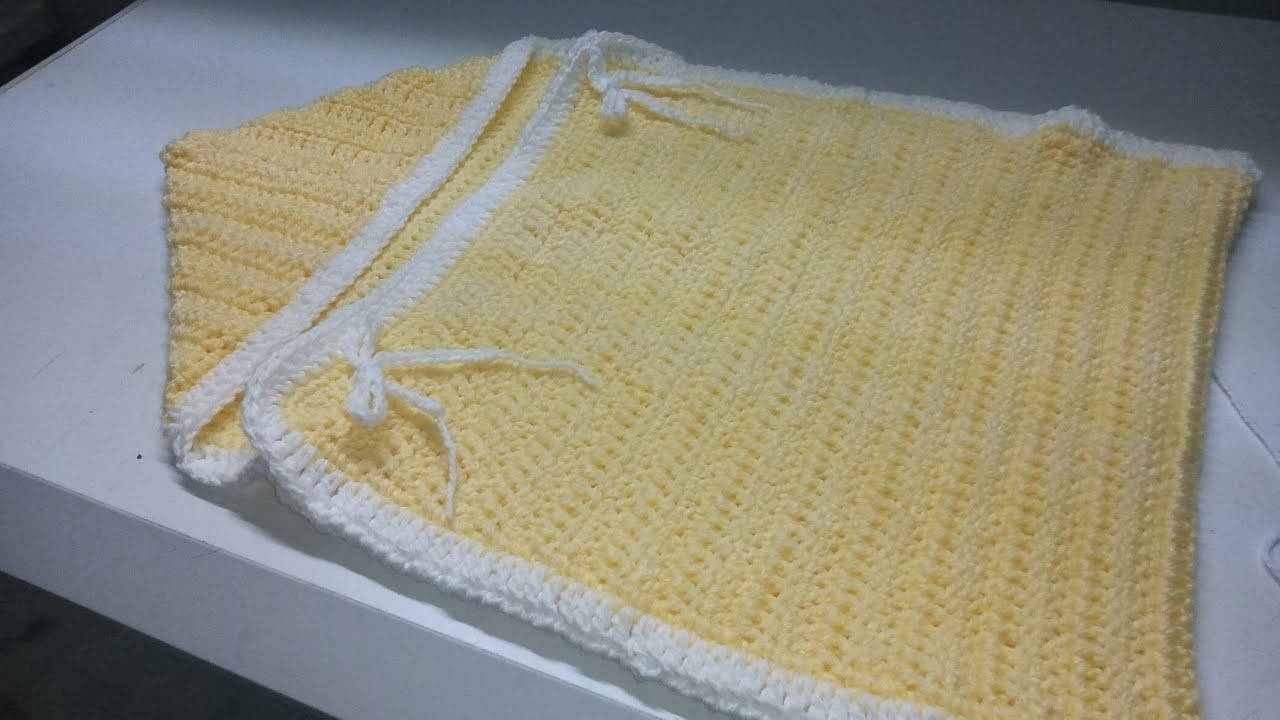 Hermoso Costalito a crochet para bebe 0.3 meses paso a paso