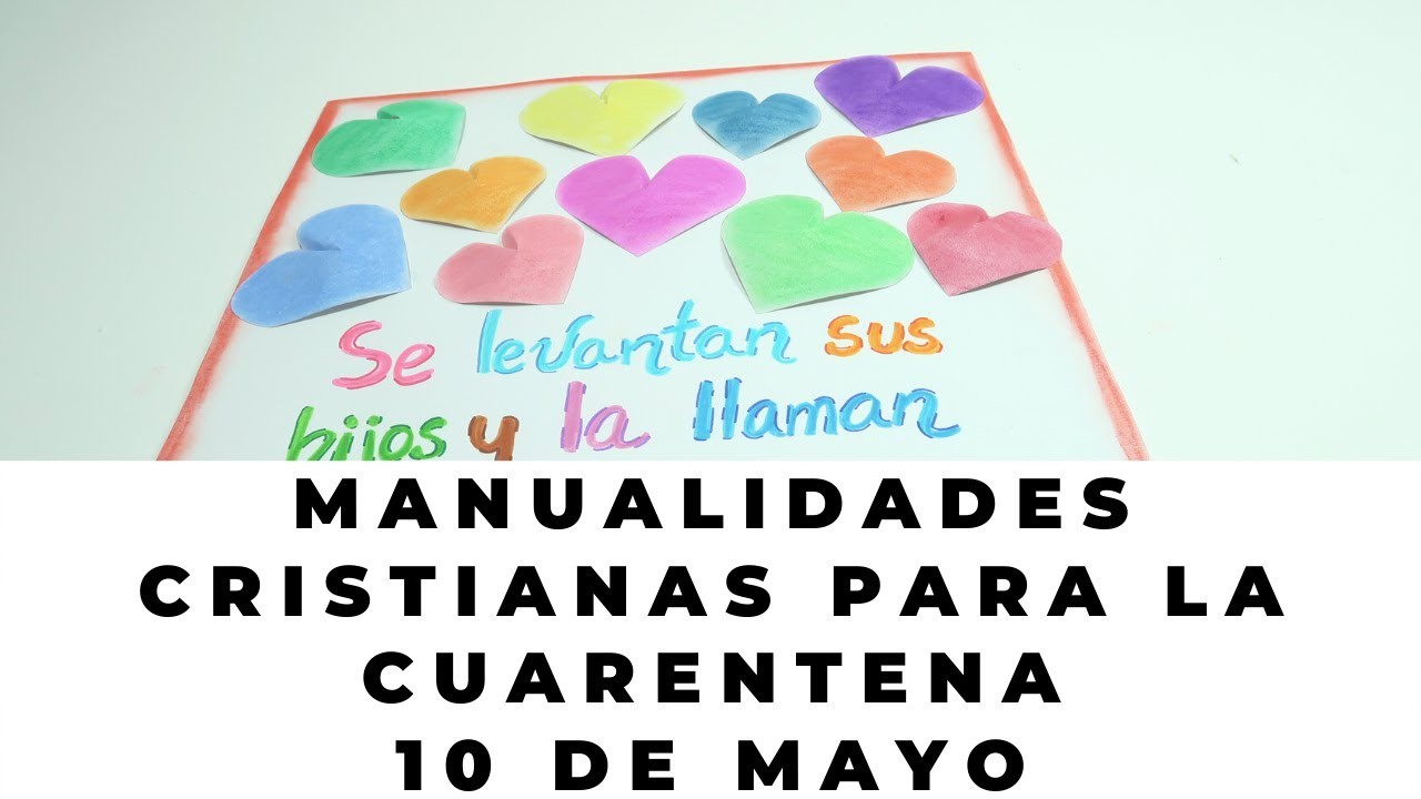 Manualidades CRISTIANAS para niños. DIA DE LAS MADRES