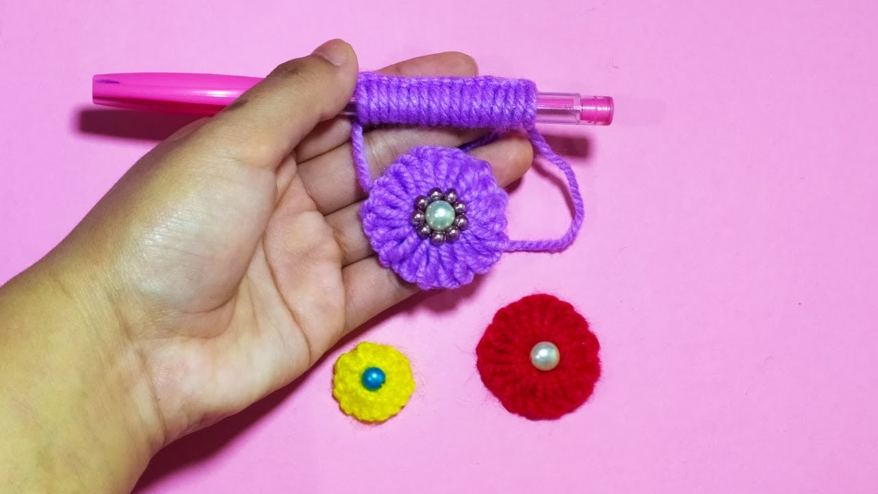 NOVA MANEIRA DE FAZER FLORES. hand embroidery amazing trick, easy flower embroidery trick