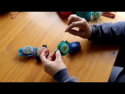 Pececitos llaveros tejidos a crochet paso a paso