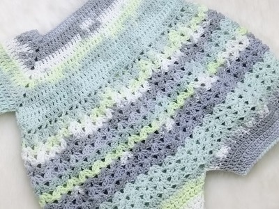 Pelele tejido a crochet