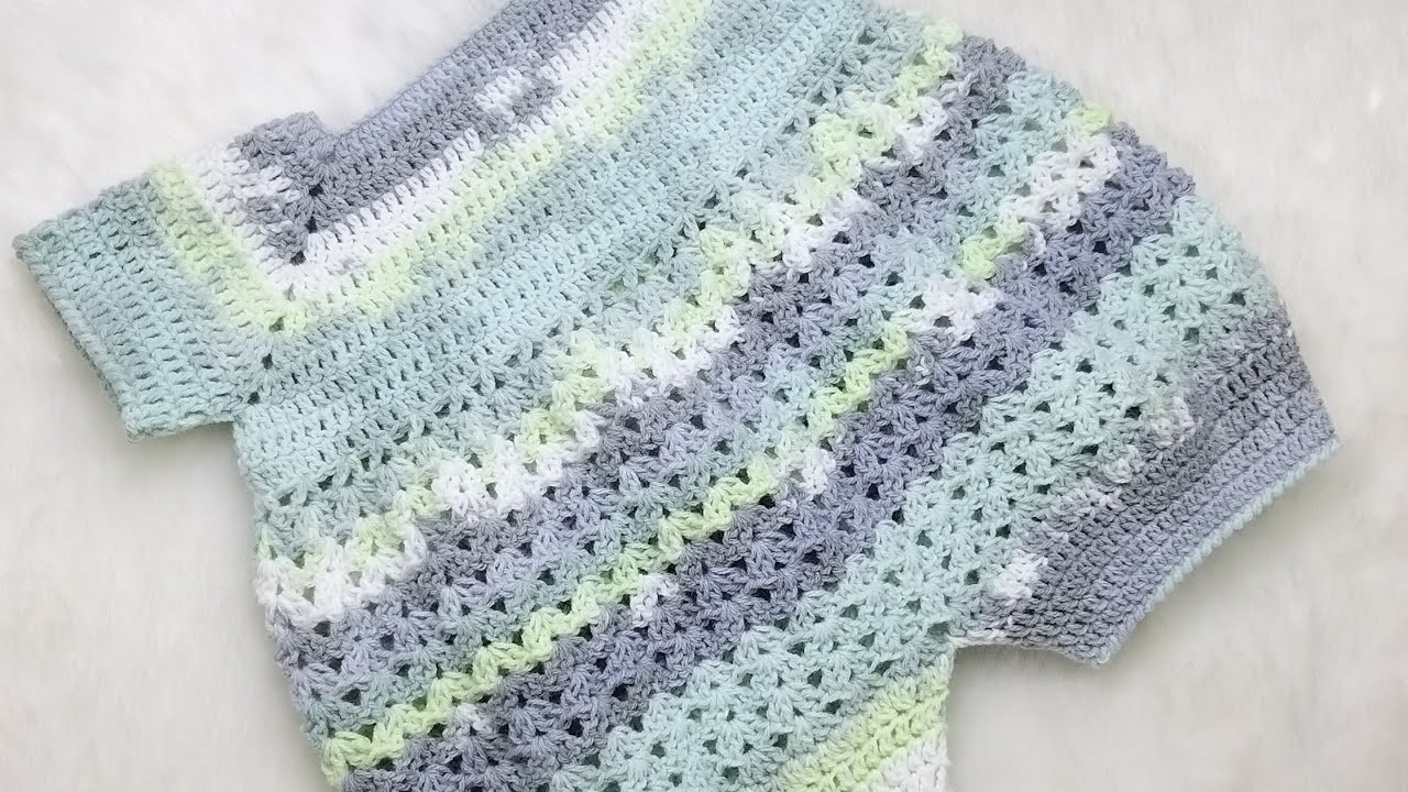 Pelele tejido a crochet