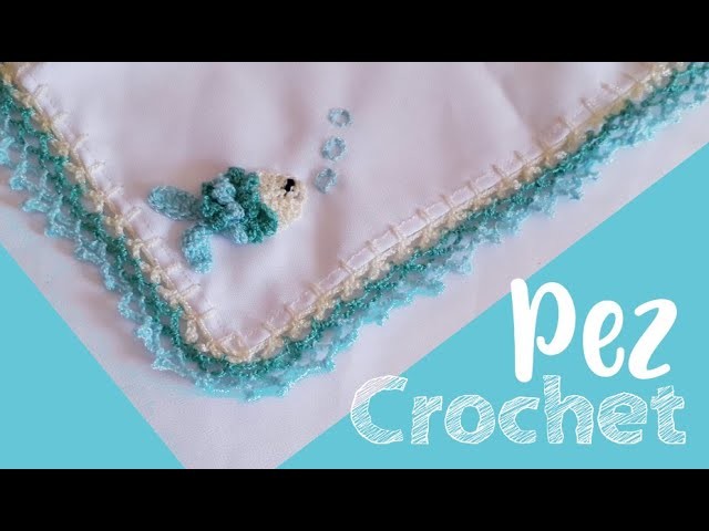 Pez tejido en ganchillo