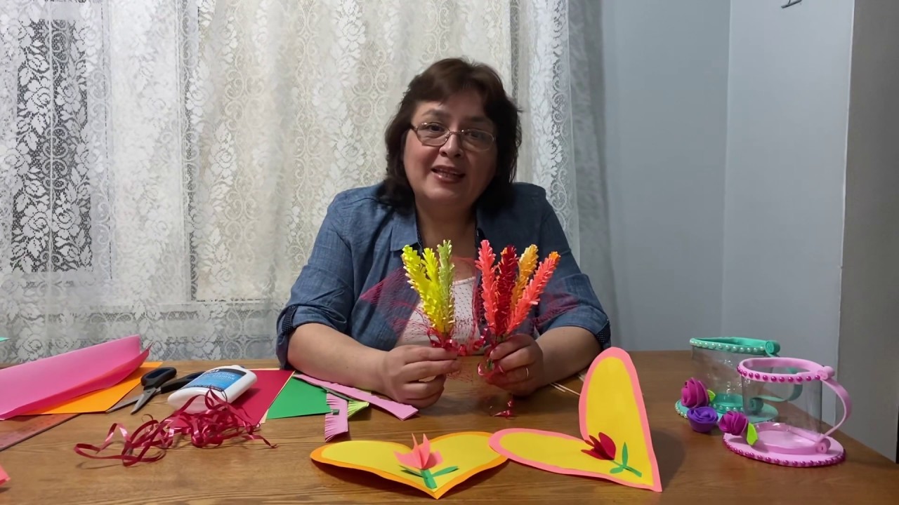 UN RAMO DE FLORES PARA MAMA - MANUALIDADES