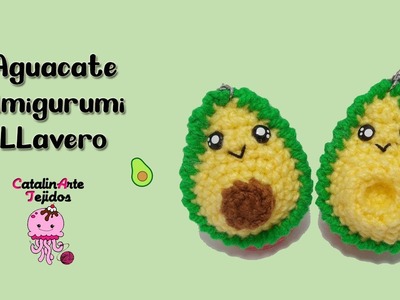 Aguacate LLavero Amigurumi!! | CatalinArte Tejidos