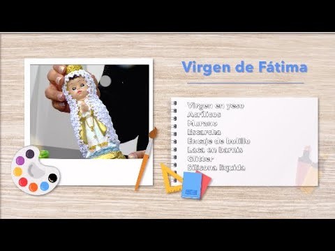 Como hacer una Virgen de Fatima - HogarTv por Juan Gonzalo Angel