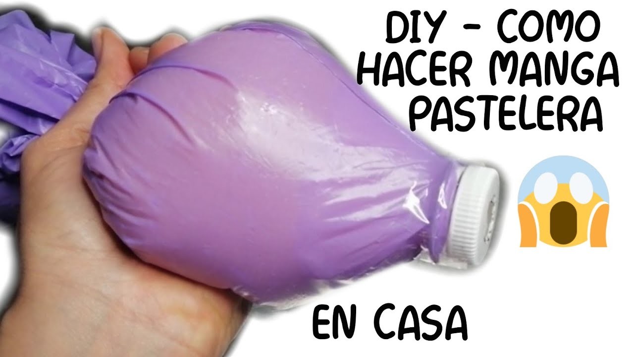 DIY - COMO HACER MANGA PASTELERA EN CASA #diyparaelhogar #manualidades