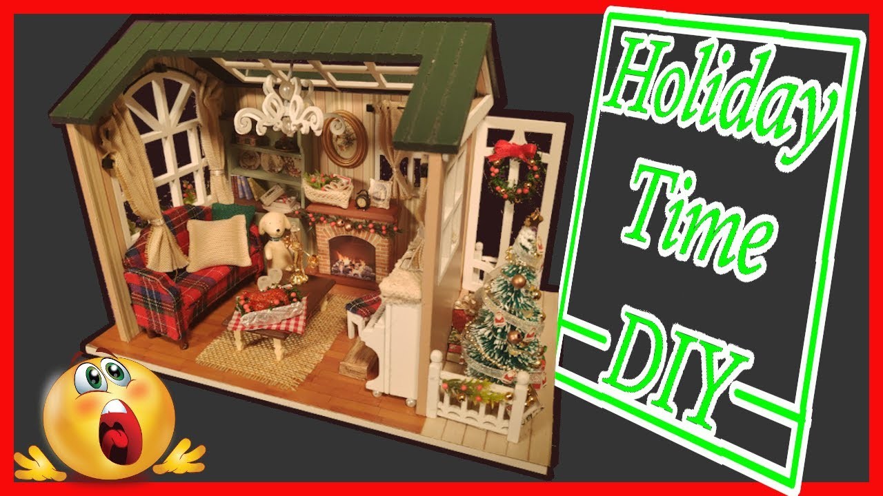 ✅ DIY Holiday Time kit ????|| DOLLHOUSE Merry Christmas || ???? Kits minicasa navidad