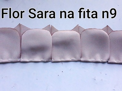 Flor Sara na fita n9 by Sandra Monteiro
