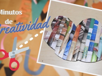 Manualidad con revistas Flor Natura | Fabi Cervantes #MiLadoCreativo
