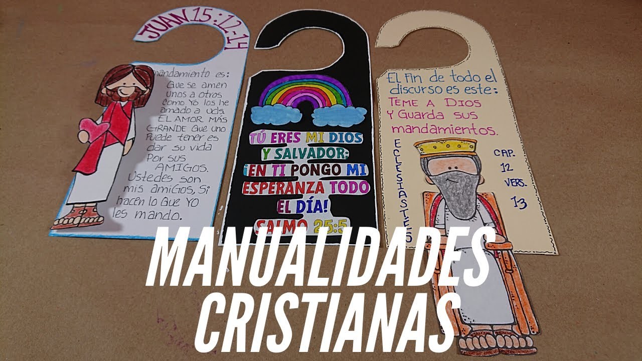 MANUALIDADES CRISTIANAS para enseñar