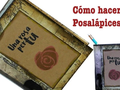Tutorial Scrap: Posalápices  CARTONAJE