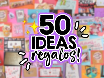 50 IDEAS de REGALOS fáciles y originales! (Recopilación) ???? Especial de San Valentín.14 de febrero!!