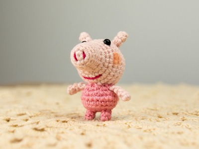 Amigurumi | como hacer a peppa pig en crochet | Bibi Crochet