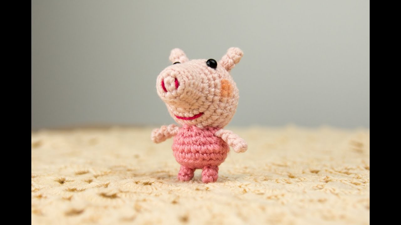 Amigurumi | como hacer a peppa pig en crochet | Bibi Crochet