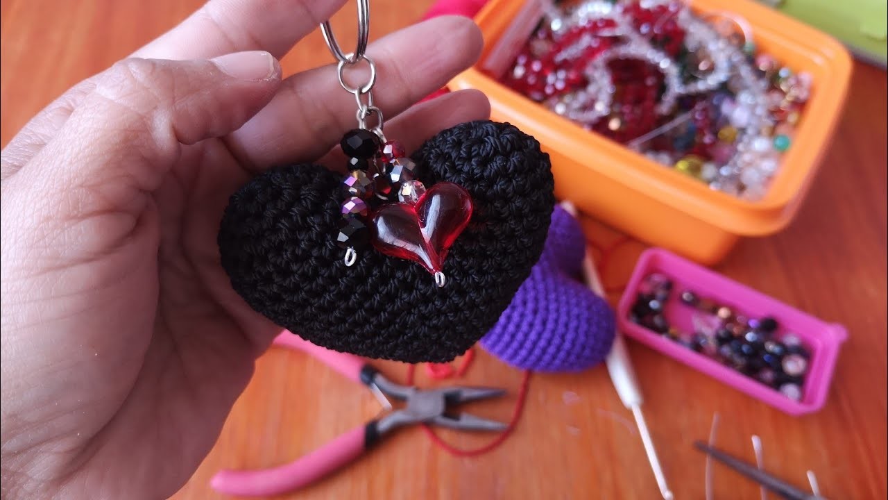 Amigurumi Corazón a crochet para San Valentín