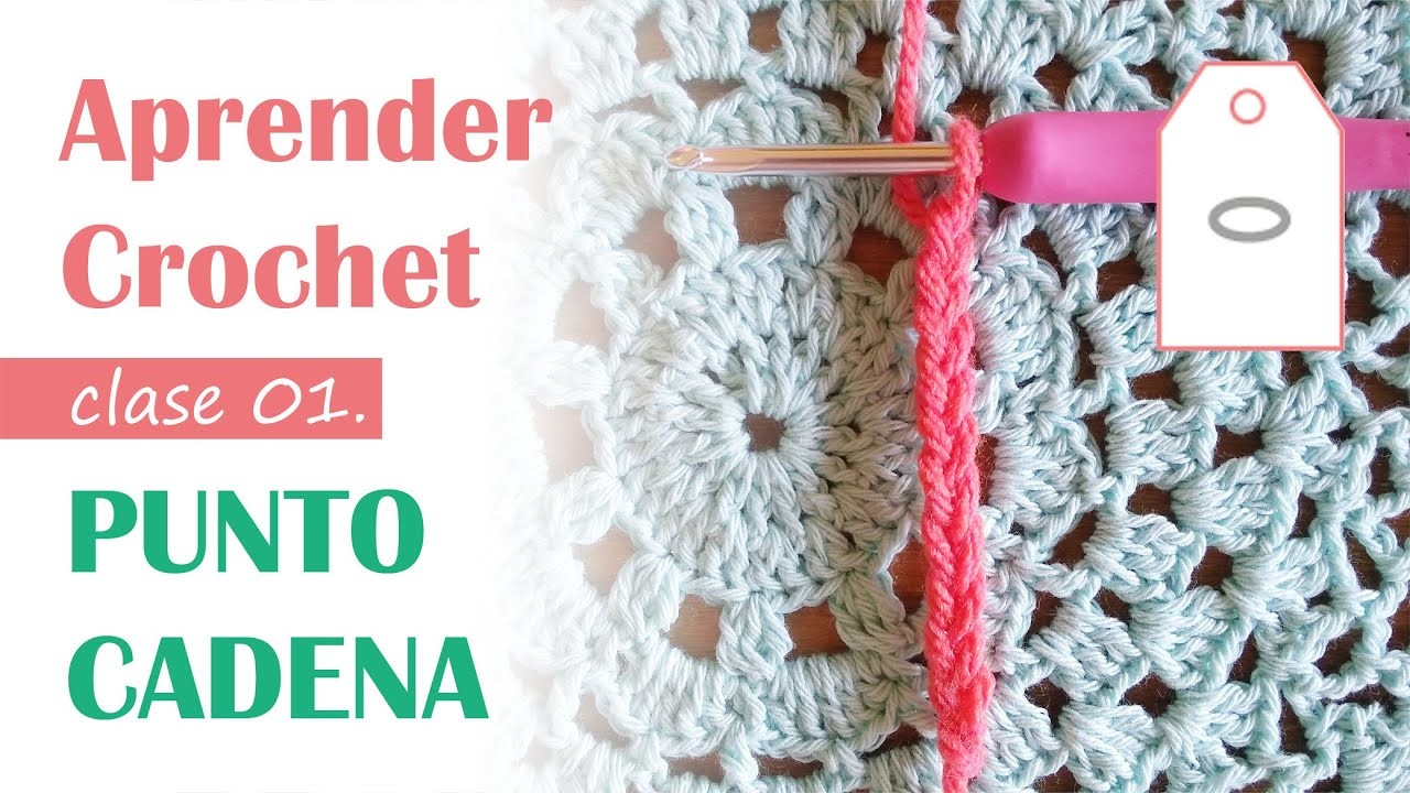 Aprender crochet - nudo inicial y punto cadena - chain stitch - crochet beginner