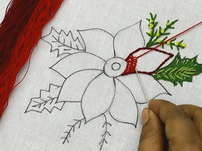 Bordado fantasía (puntadas fáciles) ???? hand embroidery tutorial with net stitch and french knot