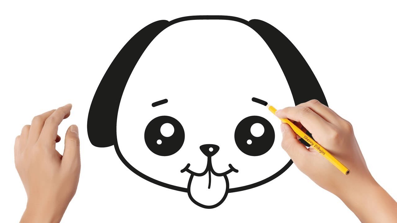 Como dibujar un cachorro | Dibujos sencillos