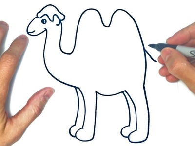Cómo dibujar un Camello Paso a Paso | Dibujos de Animales