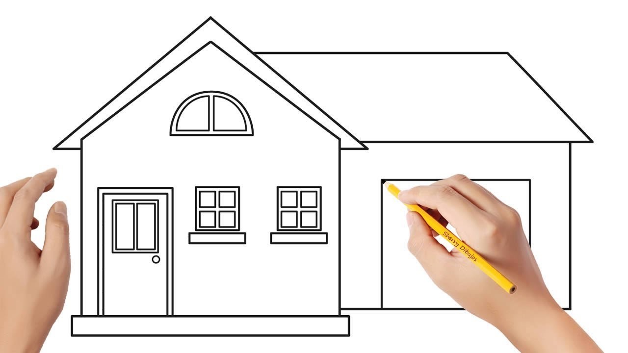 Cómo dibujar una casa #4 | Dibujos sencillos