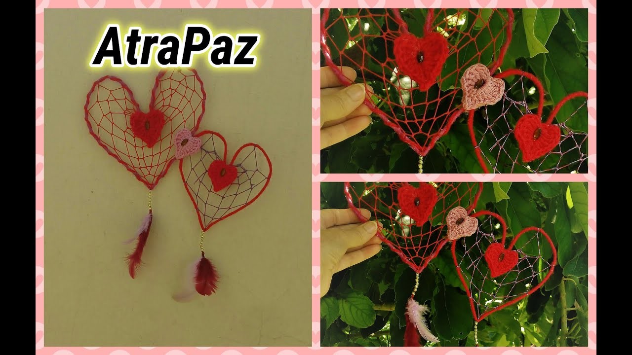 Como Hacer Aplique ❤ Corazón a Crochet ????Como Fazer Coração de Crochê ???? Crochet Heart Applique.