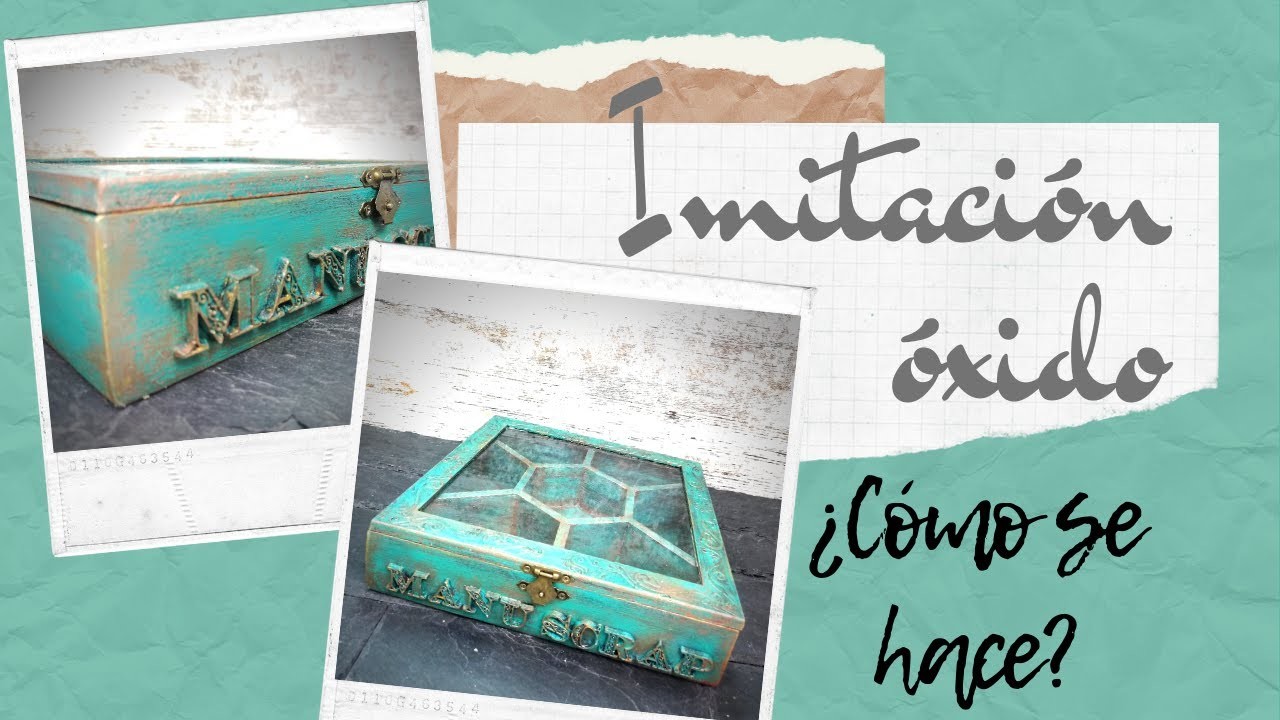 Cómo IMITAR ÓXIDO con pintura - Paso a paso