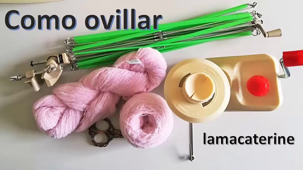 Como ovillar o hacer ovillo de una madeja de lana