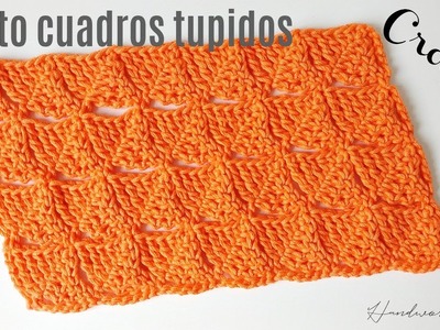 Cómo tejer punto de cuadros a crochet | Handwork Diy # 73
