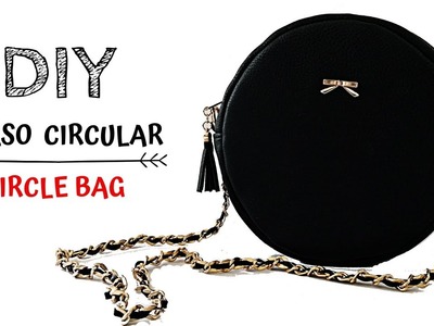 DIY bolso Circular (paso a paso) ¡HAZ TU PROPIO BOLSO!. DIY Circle Bag