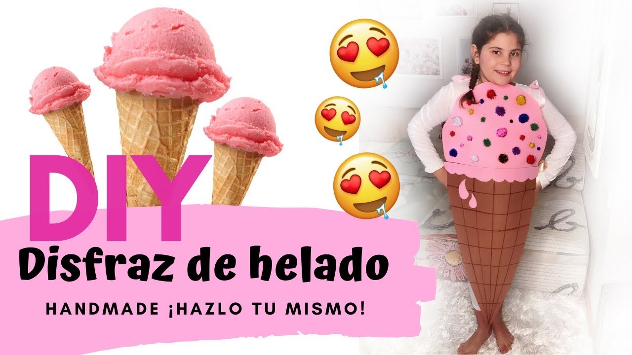 DIY ???? Disfraz de helado ¡hazlo tu mismo! | evaevuxxy Carnaval  ♥