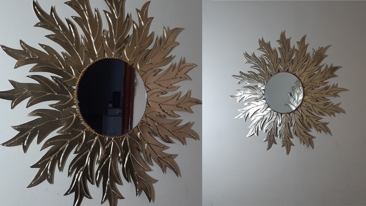 Espejo hecho con cajas - Mirror made with boxes