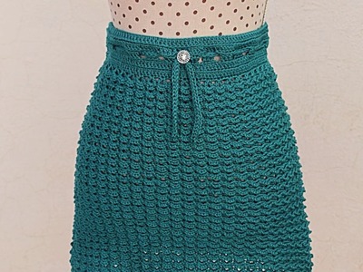 Falda  a crochet todas las tallas muy fácil (PRINCIPIANTES)  @Majovel crochet english
