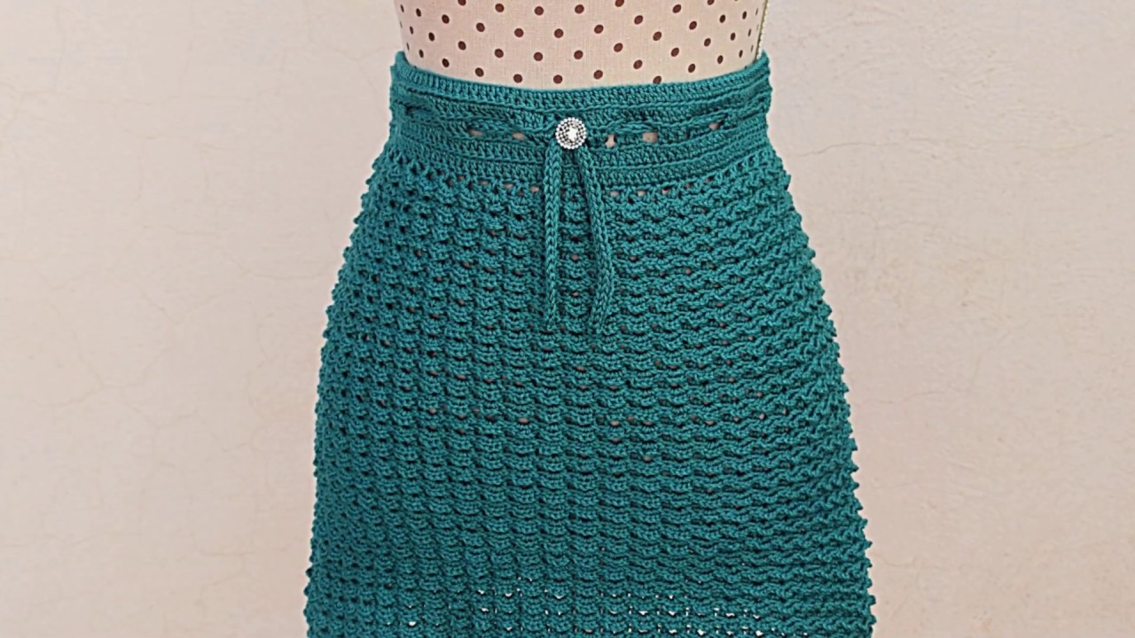 Falda  a crochet todas las tallas muy fácil (PRINCIPIANTES)  @Majovel crochet english