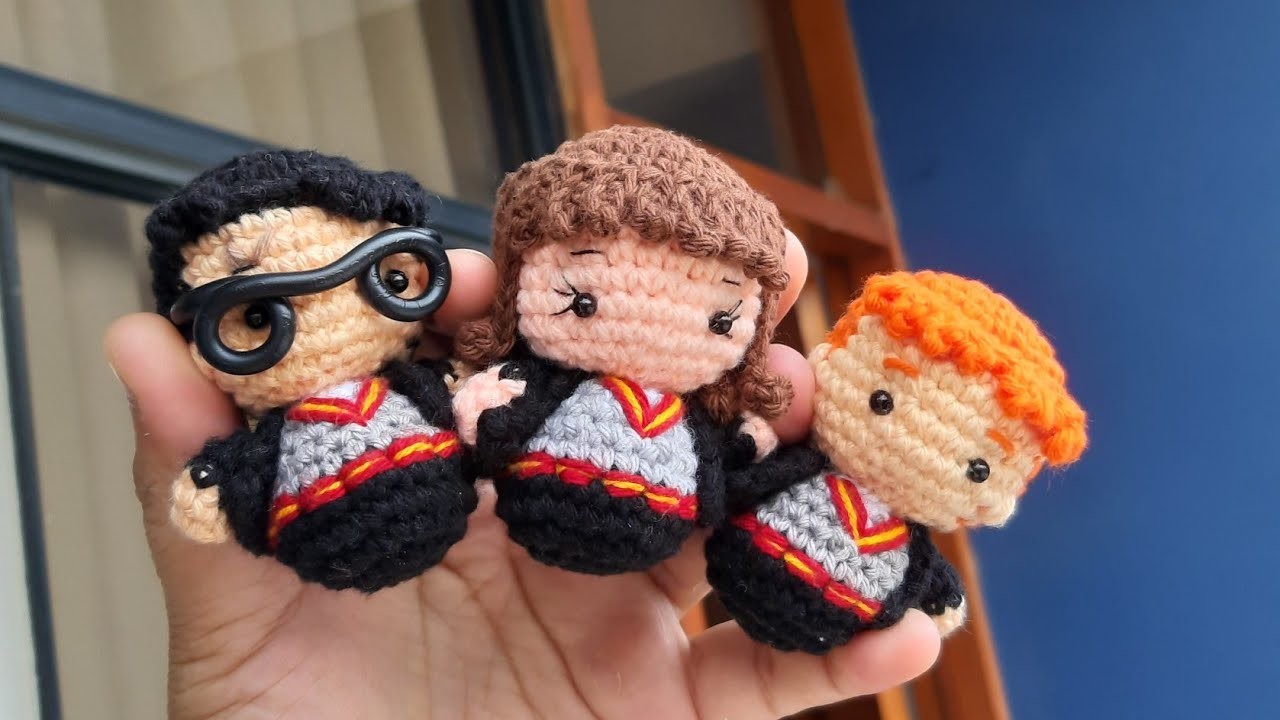 Harry Potter Ron Hermione Amigurumi A Crochet - Parte 1 Cuerpo