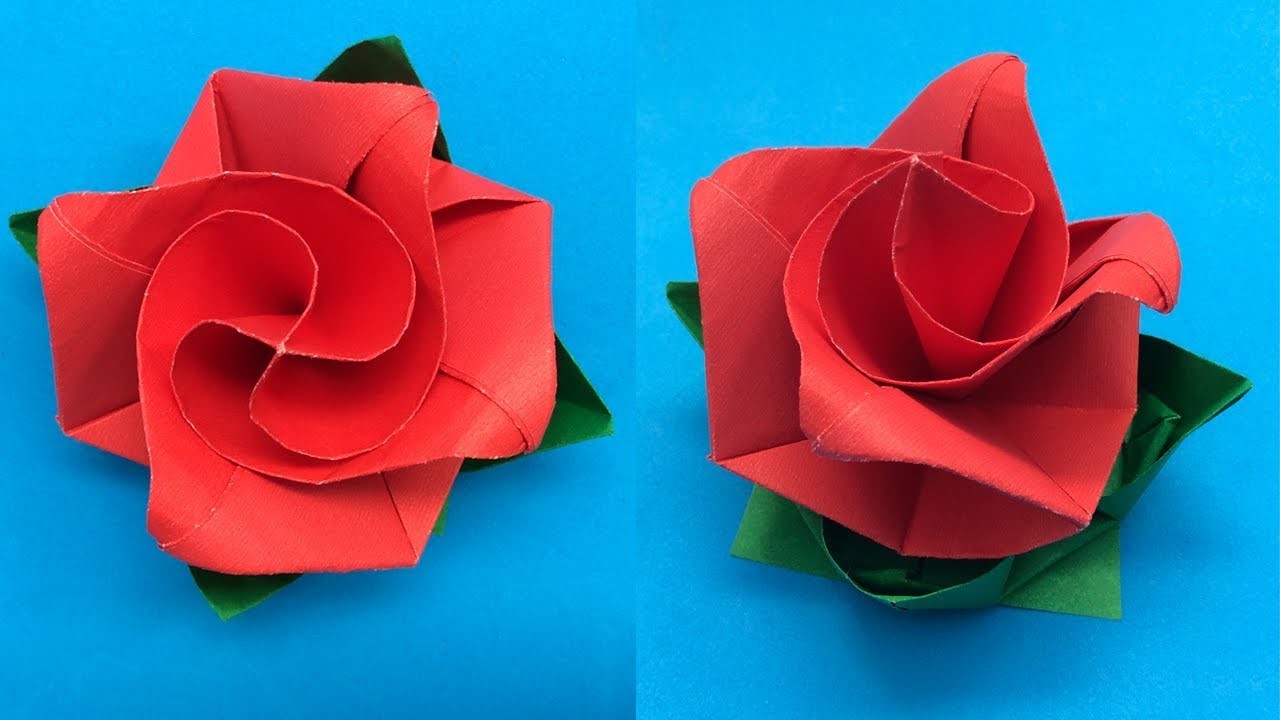 Rosas de papel????Paper roses????Kertas mawar????como hacer rosas????flores de papel????how to make roses-