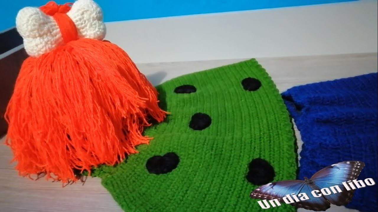 Traje de PEBBLES Picapiedra tejido a Crochet | parte 3 | traje completo