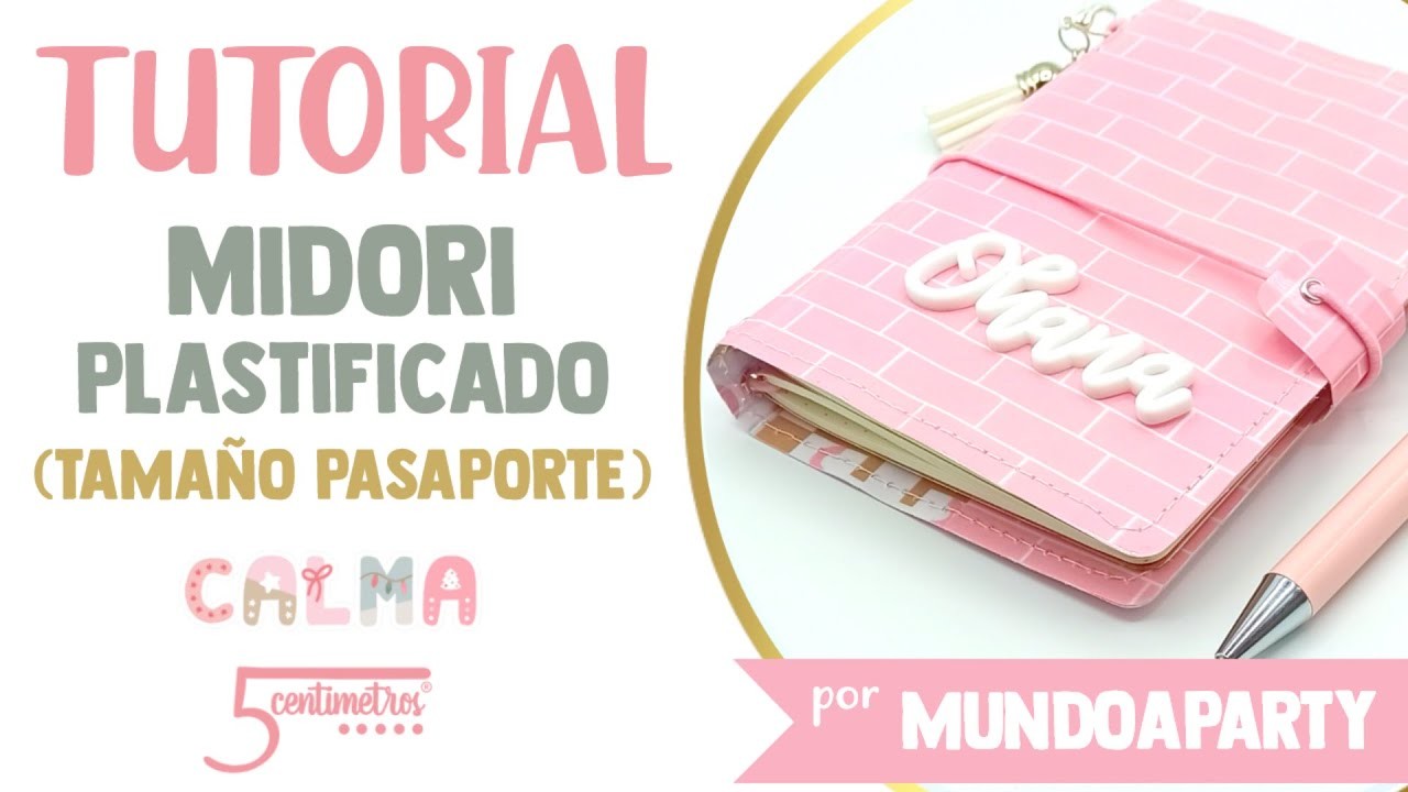 Tutorial: MIDORI PLASTIFICADO | Travel Journal ???? Scrapbooking en Español
