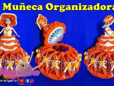 ZURDOS: Muñeca Organizadora tejida a crochet paso a paso hecho con materiales reciclados.