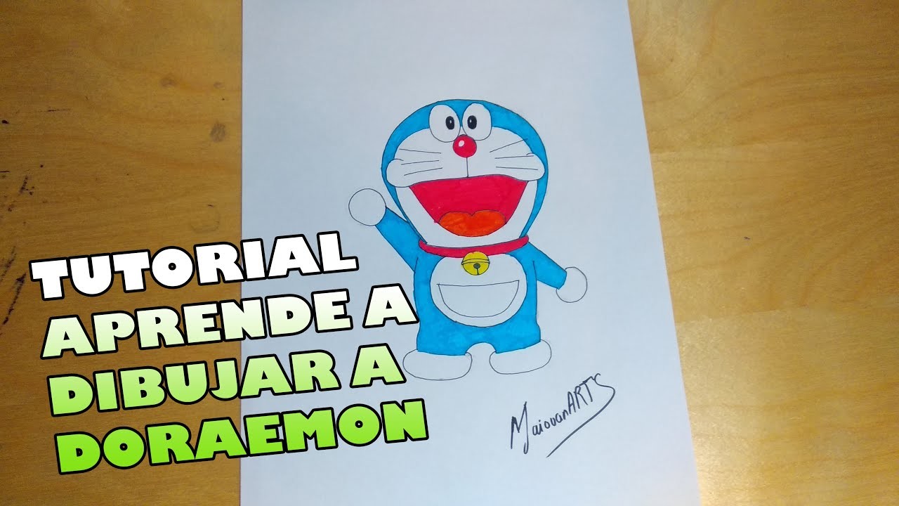 Como Dibujar a Doraemon Paso a Paso en 10 Minutos Para Principantes [ Facil y Sencillo ]