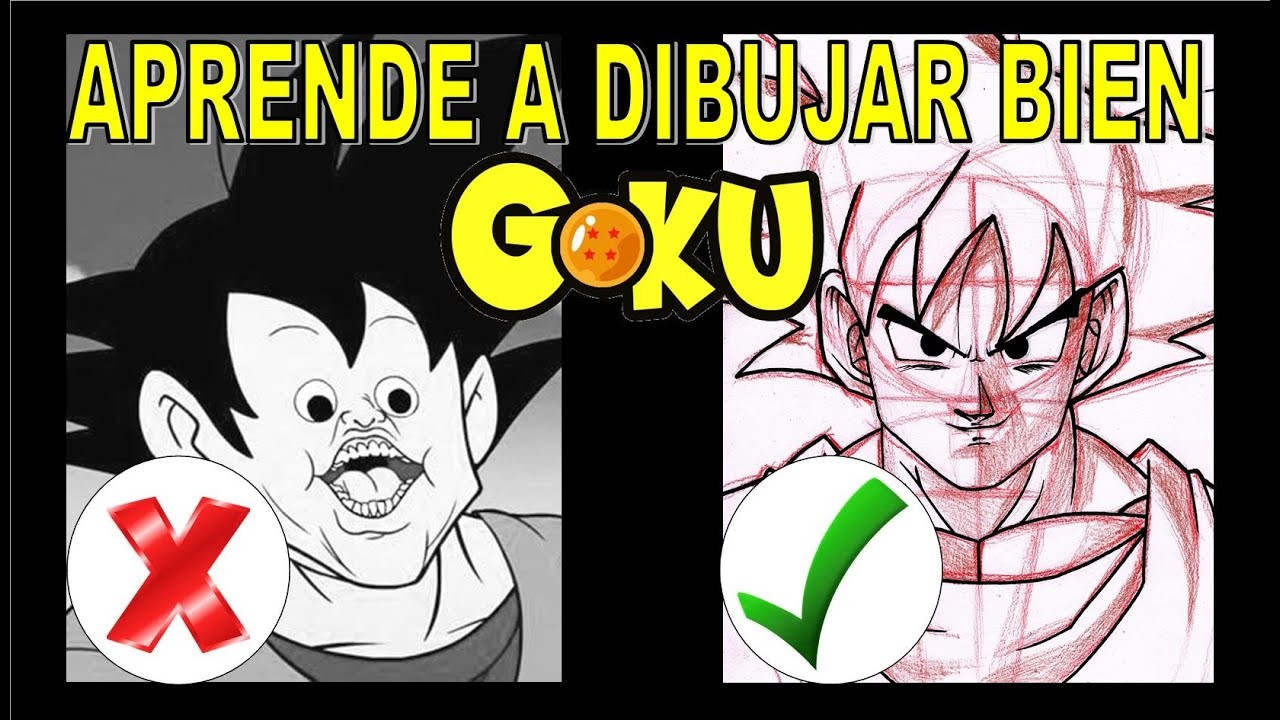 Como Dibujar A Goku Paso A Paso Facil Bien Explicado How To Draw Goku Sexiz Pix 