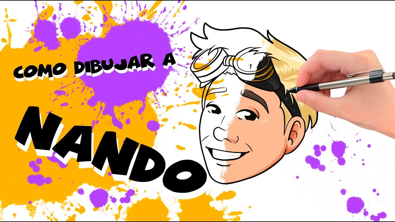Como dibujar a NANDO | Yolo Aventuras | Cracks | Youtuber