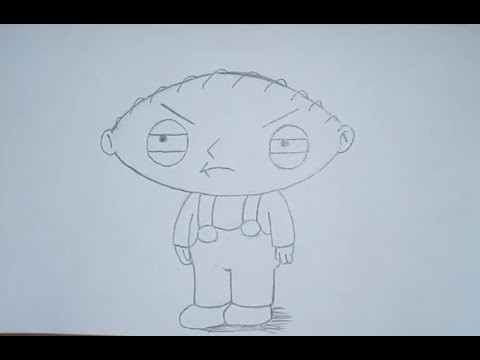 Como Dibujar a Stewie Griffin Padre de Familia paso a paso | How to Draw Stewie From Family Guy Easy