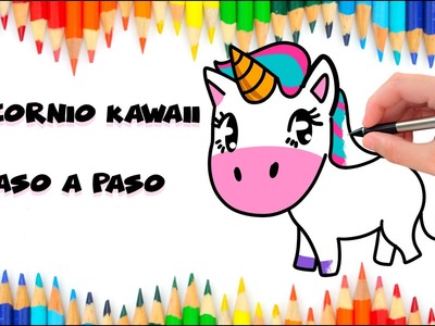 Como Dibujar un Unicornio Kawaii  | Facil | Paso a paso  | Ipad Pro Procreate