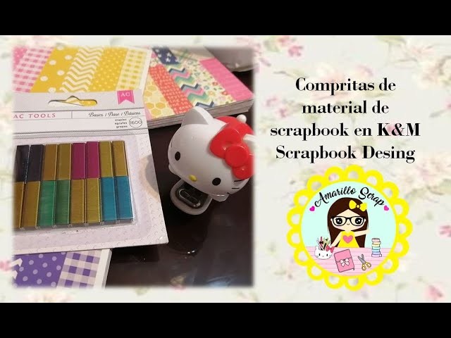 Compritas de material de #scrapbook