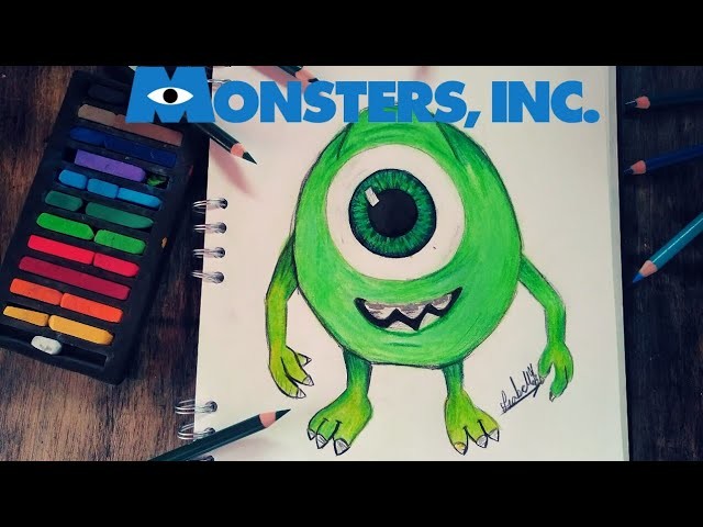 Dibujo a mike wazowski????????